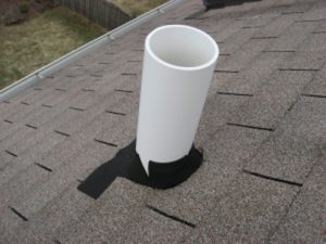 Roof Problems - Torn Neoprene Plumbing Stack Flashing