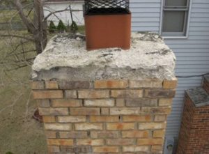 Residential Roof Problems - Deteriorated Chimney Cap